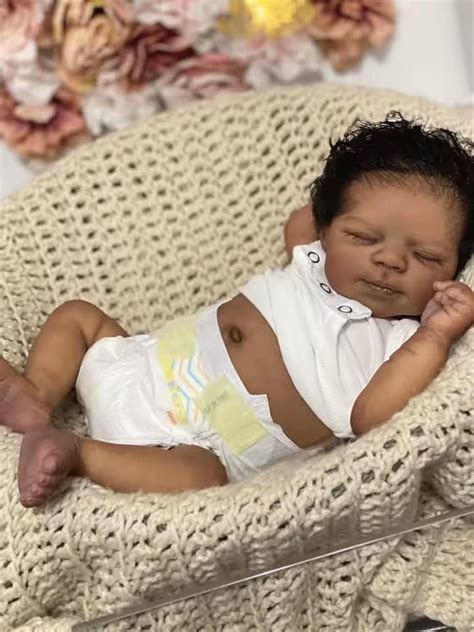 amazoncom  pam reborn baby dolls black boy sleeping  curly