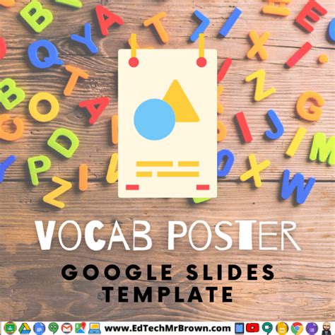 Vocabulary Poster Template