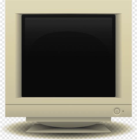 Ized CRT Monitor, белый ЭЛТ-монитор, png | PNGEgg