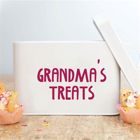 personalised treat tin by jonny's sister | notonthehighstreet.com