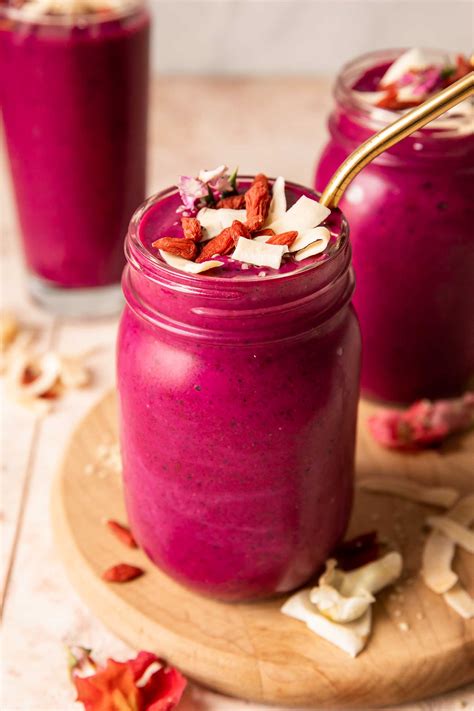 smoothie aux fruits du dragon