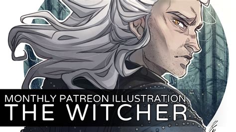 Monthly Illustration: The Witcher - YouTube