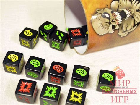 Настольная игра Zombie Dice / Зомби кубики купить по низкой цене в ...