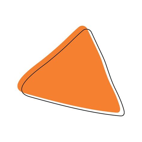orange triangle vector art icons  graphics