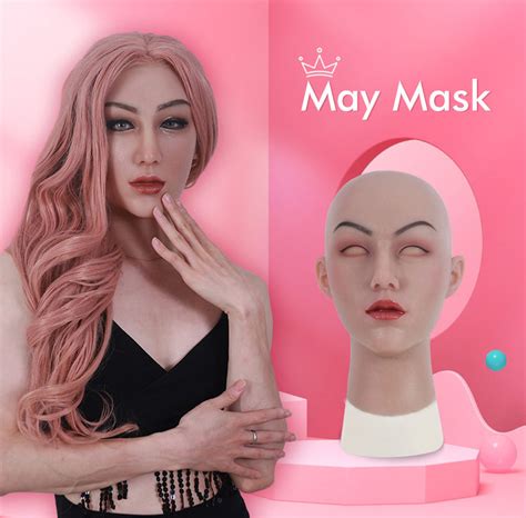 May Realistic Silicone Mask + Realistic Silicone Female Gloves