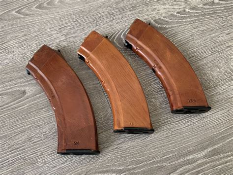 Магазин АКМ 7.62х39 / АК 47, рыжий бакелит, новый армейский, СССР ...