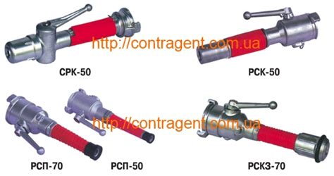 Ствол пожарный ручной РСП-50р, СРК-50, РСП-50, РСП-70, РСКЗ-70, РСК-50 ...