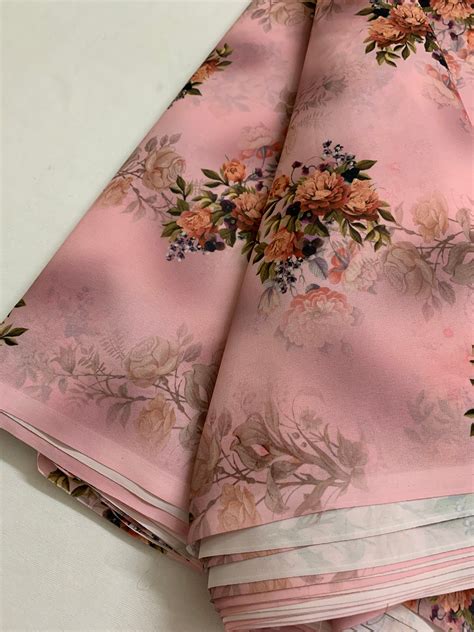 Buy printed georgette fabric online : printed fabrics online – Akrithi