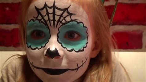 Аквагрим Николь на Хеллоуин или Halloween make up - YouTube