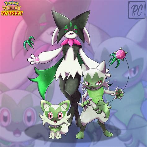 Paldea starter: Meowscarada by AntaresXII on DeviantArt