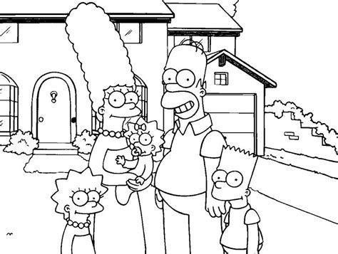 50+ Desenhos dos Simpsons para colorir | Como fazer em casa