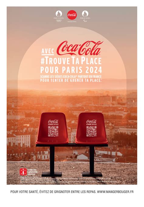 Paris 2024 - Coca-Cola lance la campagne "Trouve ta place" et offre 8