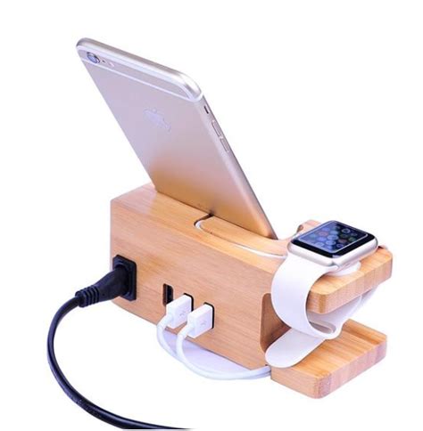 wooden stand holder keeping  device beautiful  clean techmeetups