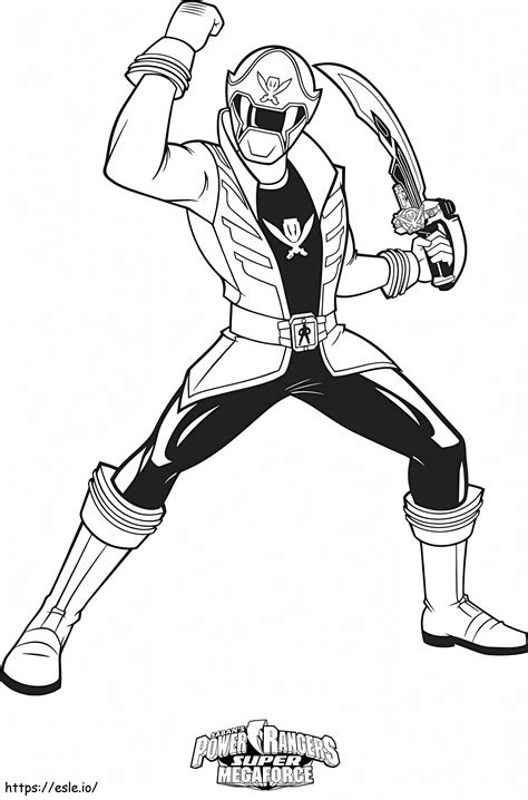 Desenho Para Colorir Do Power Rangers