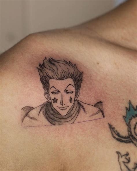 Аниме тату мастер Ира Кои’s Instagram profile post: “Мини Хисока 🃏 6 см ...