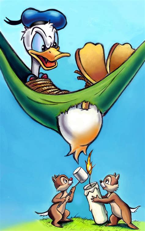 Donald Duck, Chip 'n' Dale by zdrer456 on DeviantArt