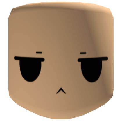 Light Skin Simple Bored Face (Woman Head) | Roblox Item - Rolimon's