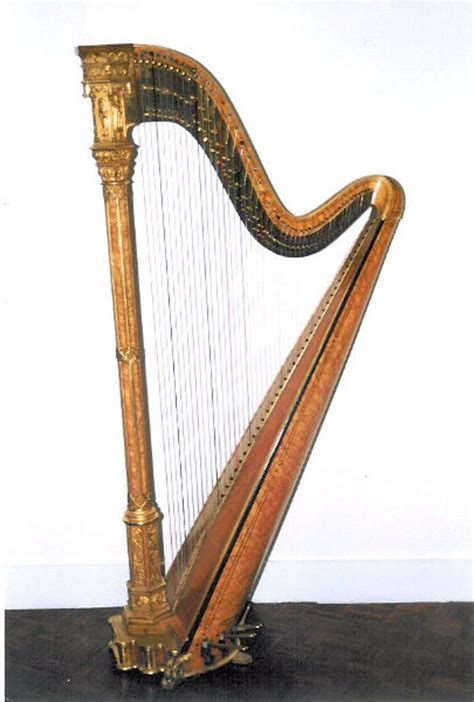 Erard Gothic Concert Harp Maple and Gold For Sale at 1stDibs | erard ...
