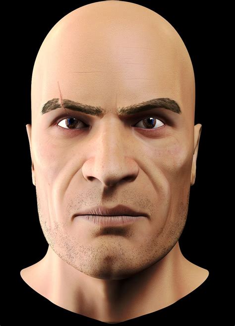 Cabeza masculina Modelo 3D gratis - .ma .mb - Free3D