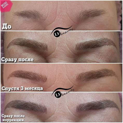 Коррекция микроблейдинга бровей: когда нужно делать