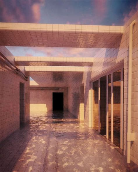 Liminal Spaces on Twitter | Creepy houses, Vaporwave, Dream pools