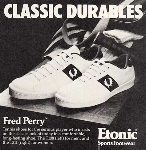 Etonic Fred Perry Tennis Sneakers 1980