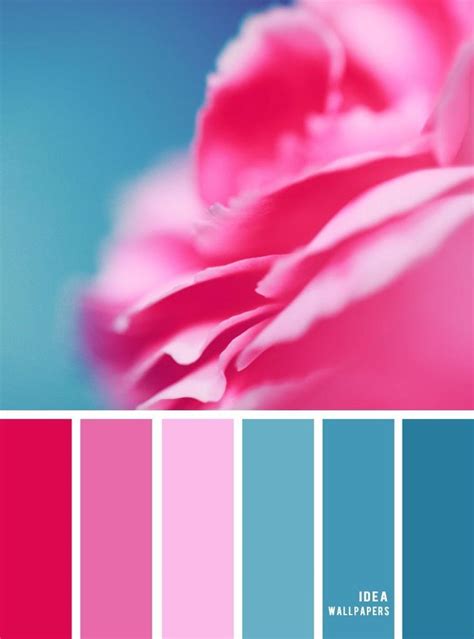 Color Inspiration : Pink and Teal Color Palette #color #pink #teal # ...