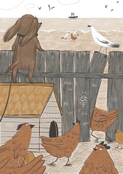 Иллюстрация Ассоль в стиле книжная графика | Illustrators.ru