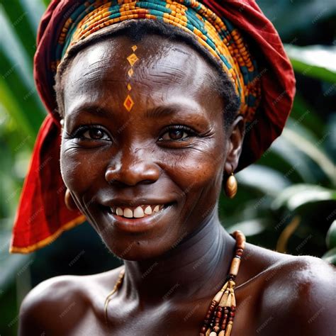 Premium Photo | Congo woman from Congo typical national citizen
