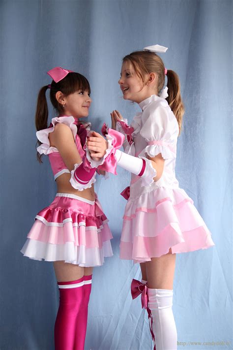 The Big ImageBoard (TBIB) - 2girls blonde hair brown hair child cosplay ...