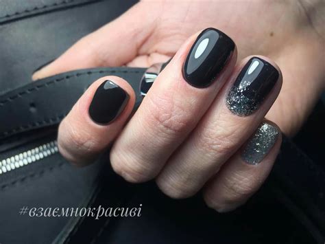 Ідеальний чорний | Manicure, Black nails, Nail art