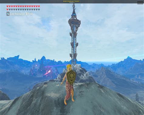 Ordon Shield over Traveler's Shield Mod for The Legend of Zelda: Breath