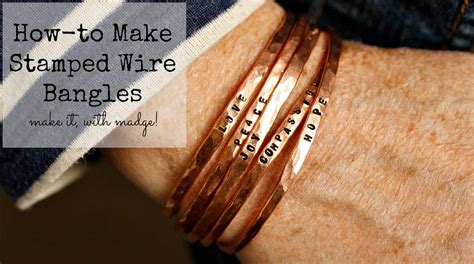 how to make wire bracelets