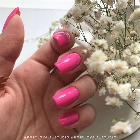 💗manicure💗 | Розовый маникюр, Маникюр, Розовый