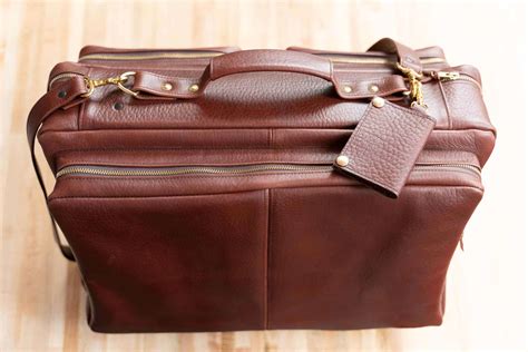 Leather Carry On Luggage | Made In USA | Buffalo Billfold Company