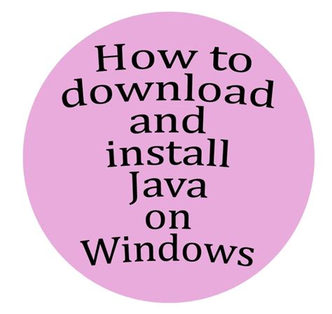 install java  windows code  java