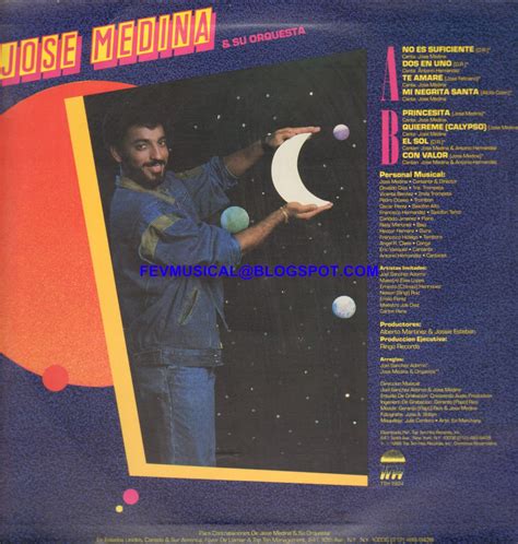 FEV MUSICAL: 1988 - Jose Medina & Su Orquesta (TTH)