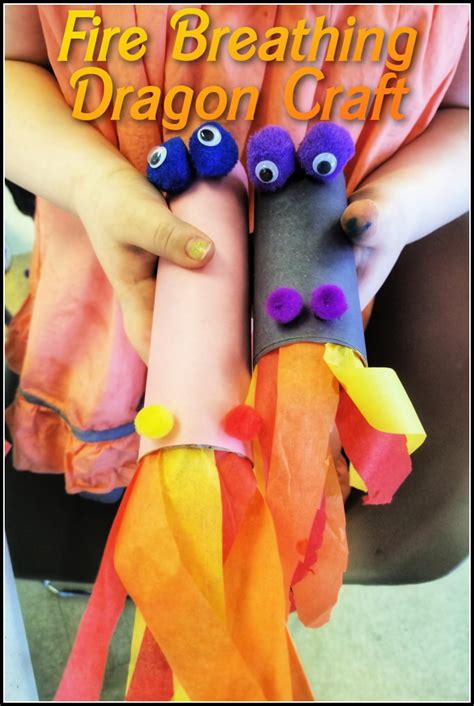 Fire Breathing Dragon Kids Craft - For the Love of Food
