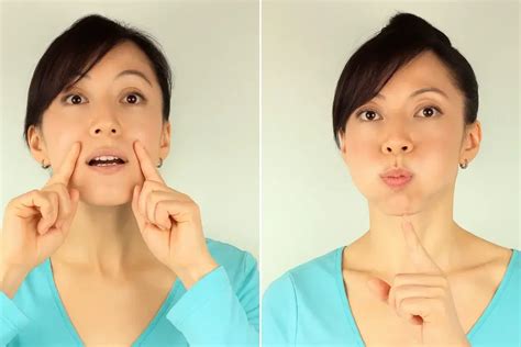 facial exercises   puffer fish facial