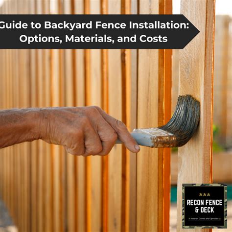 Backyard Fence Installation: Options, Materials, and Costs