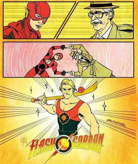 I fixed that Commissioner Gordon / The Flash comic by Roshfaizal