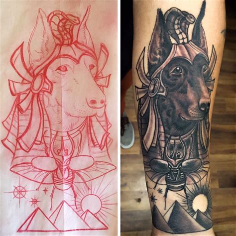 Anubis Sketch at PaintingValley.com | Explore collection of Anubis Sketch