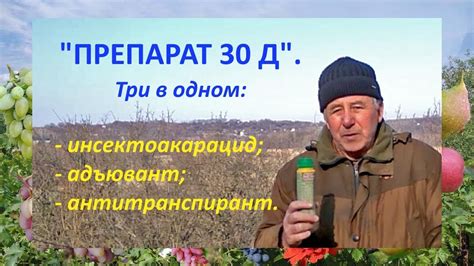 @Препарат 30 Д – инсектоакарацид, адьювант, антитранспирант - YouTube