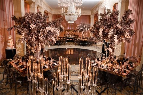 Luxury Blush, Black & Rose Gold Wedding