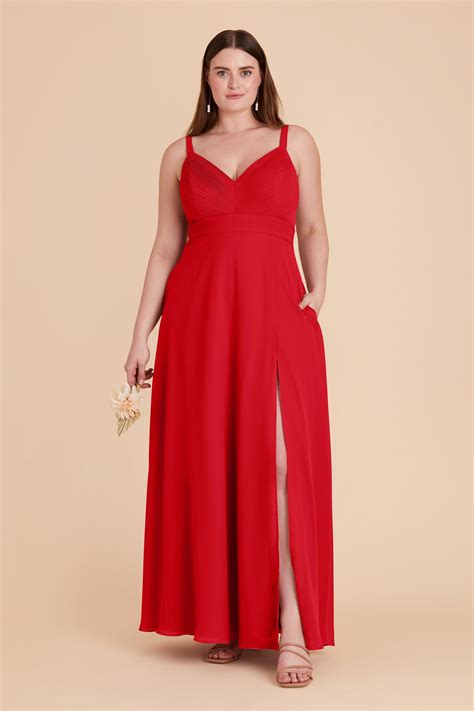plus size red dresses