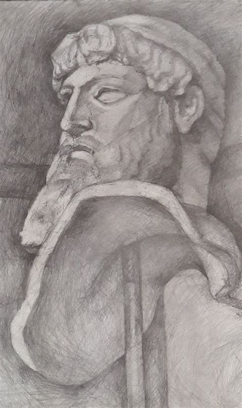 Poseidon Pencil Drawing by DRMaria.deviantart.com on @DeviantArt ...