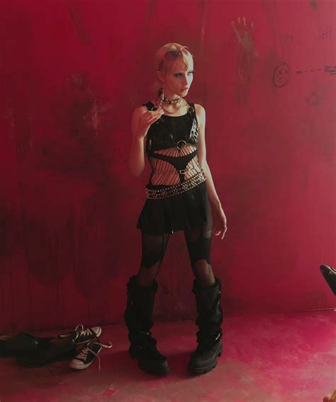 See Chloe Moriondo's behind-the-scenes photos from 'Plastic Purse' video