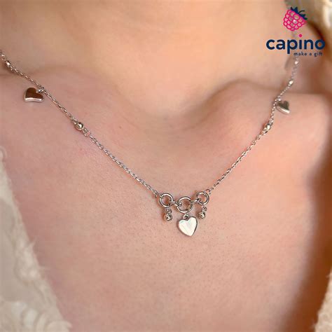 Сребърно колие сърце Vreiny за: 95 € | Capino.bg