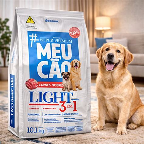 Ração Para Cão Castrado - Ração Meu Cão Prime Light 10kg 3 em 1 Castrado, Idoso e Obeso Super ...