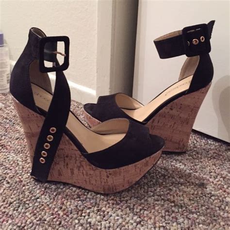 Black cork wedges | Cork wedges, Wedges, Black